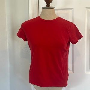Ralph Lauren top short sleeve red M